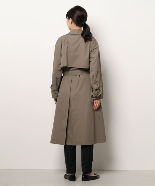 m.f.editorial（エムエフエディトリアル）の「エムエフエディトリアルレディース/m.f.editorial：Women　撥水 オーバーダブルトレンチコート（トレンチコート・レディース・ベージュ/ブラウン・LARGE/MEDIUM/SMALL）」の4枚目の写真