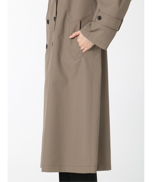 m.f.editorial（エムエフエディトリアル）の「エムエフエディトリアルレディース/m.f.editorial：Women　撥水 オーバーダブルトレンチコート（トレンチコート・レディース・ベージュ/ブラウン・LARGE/MEDIUM/SMALL）」の10枚目の写真