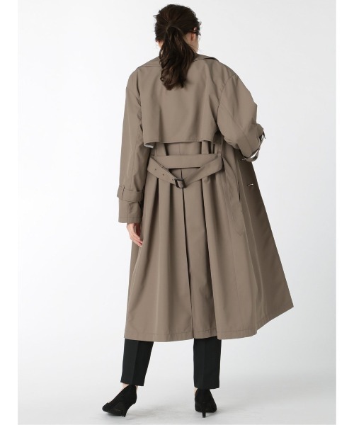 m.f.editorial（エムエフエディトリアル）の「エムエフエディトリアルレディース/m.f.editorial：Women　撥水 オーバーダブルトレンチコート（トレンチコート・レディース・ベージュ/ブラウン・LARGE/MEDIUM/SMALL）」の13枚目の写真