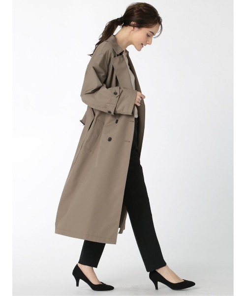 m.f.editorial（エムエフエディトリアル）の「エムエフエディトリアルレディース/m.f.editorial：Women　撥水 オーバーダブルトレンチコート（トレンチコート・レディース・ベージュ/ブラウン・LARGE/MEDIUM/SMALL）」の15枚目の写真