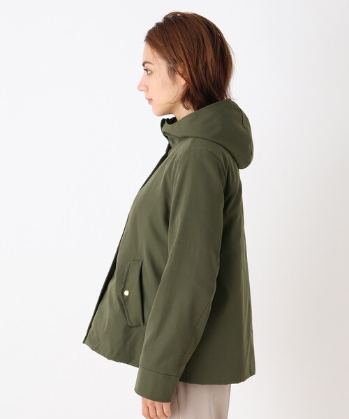 DRESKIP（ドレスキップ）の「◆【S-LL】撥水ボアライナー付きマウンテンパーカー（ブルゾン・レディース・キャメル/カーキ/ブラック・03/02/04/01）」の4枚目の写真