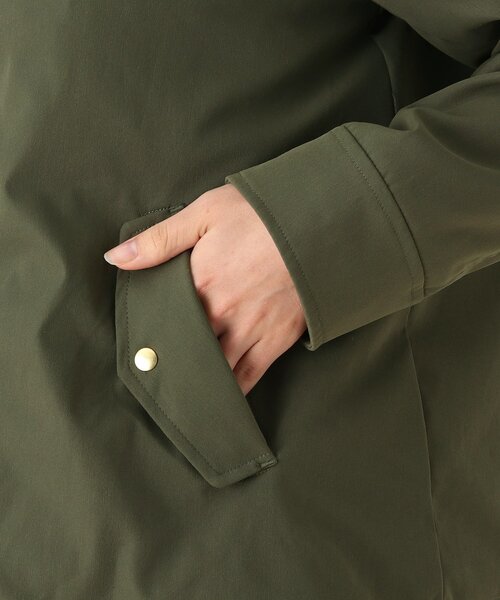 DRESKIP（ドレスキップ）の「◆【S-LL】撥水ボアライナー付きマウンテンパーカー（ブルゾン・レディース・キャメル/カーキ/ブラック・03/02/04/01）」の8枚目の写真