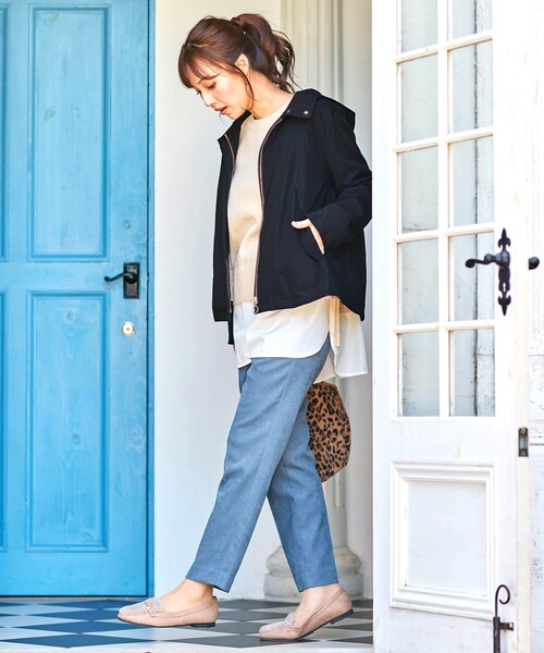 DRESKIP（ドレスキップ）の「◆【S-LL】撥水ボアライナー付きマウンテンパーカー（ブルゾン・レディース・キャメル/カーキ/ブラック・03/02/04/01）」の16枚目の写真