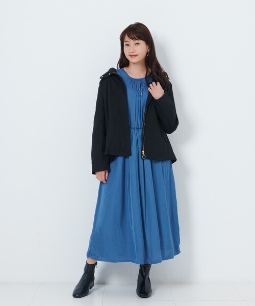 DRESKIP（ドレスキップ）の「◆【S-LL】撥水ボアライナー付きマウンテンパーカー（ブルゾン・レディース・キャメル/カーキ/ブラック・03/02/04/01）」の21枚目の写真