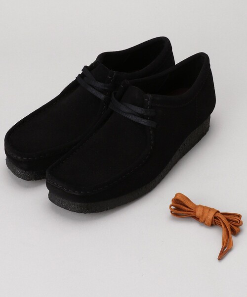 Firsthand(ファーストハンド)の「Firsthand/ファーストハンド Clarks / クラークス Wallabee / ワラビー(モカシン/デッキシューズ・メンズ・ブラック/ベージュ・7/7.5/8.5/8/6.5)」の2枚目の写真