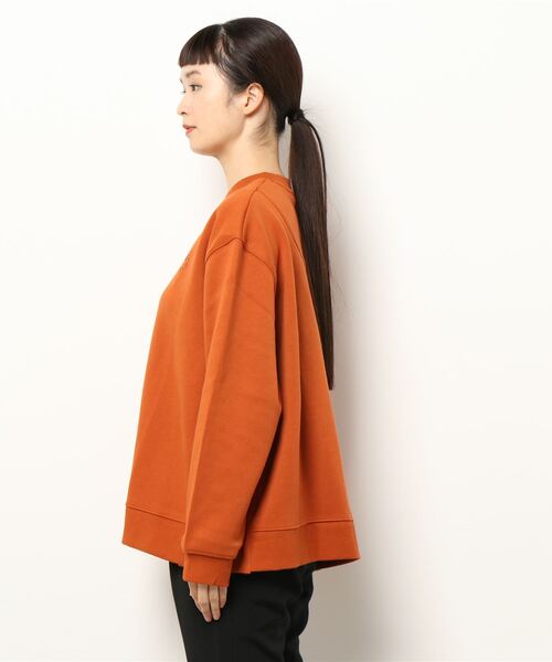 adidas by Stella McCartney(アディダスバイステラマッカートニー)の「【adidas by Stella McCartney】aSMC SC SWSHIRT(パーカー・レディース・オレンジ・MEDIUM/SMALL)」の2枚目の写真