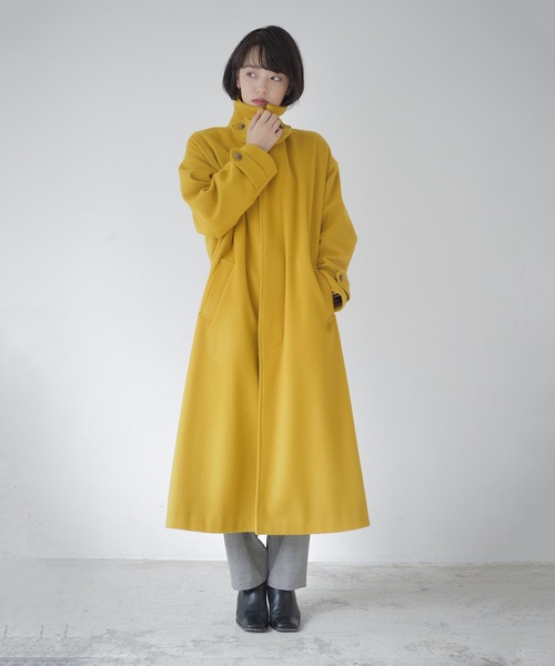 La SRIC（ラスリック）の「La SRIC / ステンカラーロングCT（ステンカラーコート・レディース・イエロー/ブルー・38）」の13枚目の写真