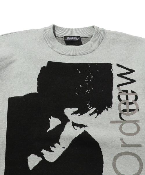 PLEASURES(プレジャー)の「<PLEASURES × New Order> JQD KNIT/ニット(ニット/セーター・メンズ・ライトグレー/ピンク・L/M)」の11枚目の写真