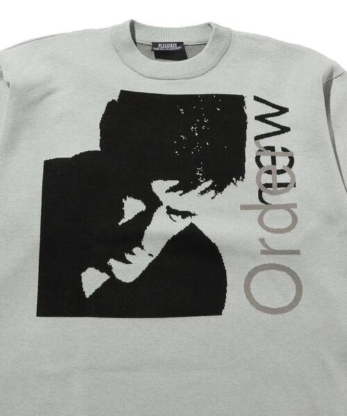 PLEASURES(プレジャー)の「<PLEASURES × New Order> JQD KNIT/ニット(ニット/セーター・メンズ・ライトグレー/ピンク・L/M)」の14枚目の写真