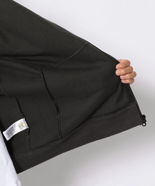 AVIREX（アヴィレックス）の「【AVI-TEX】ウィンドガード フーデッド スウェット パーカー / WIND GUARD HOODED SWEAT PARKA / アヴィレックス / AVIREX（パーカー・メンズ・ライトグレー/ネイビー/Black・MEDIUM/LARGE/X-LARGE/XX-LARGE）」の12枚目の写真