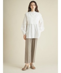 マジックテープあき太テーパードパンツ