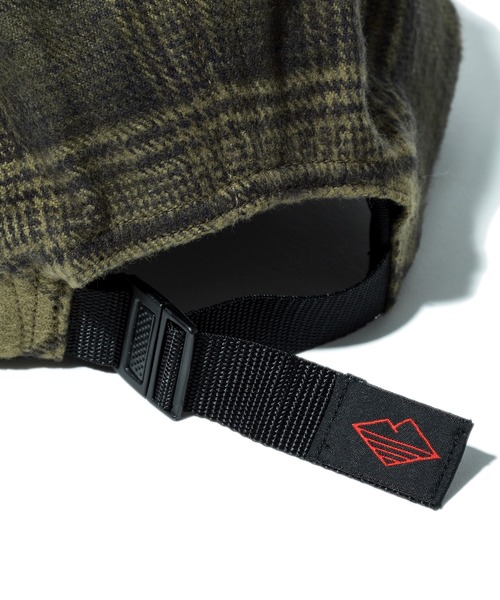 Battenwear（バテンウエア）の「【Battenwear/バテンウェア】米国製フランネルキャップ/TRAVEL CAP（キャップ・メンズ・オリーブ系/ネイビー系・FREE）」の5枚目の写真
