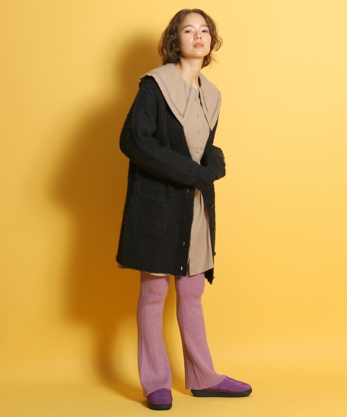 niko and...（ニコアンド）の「ビックカラー2WAYチュニックブラウス（シャツ/ブラウス・レディース・ブラック/オフホワイト/ベージュ・LARGE/MEDIUM）」の19枚目の写真