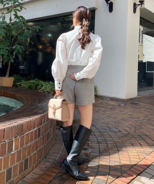 one after another NICE CLAUP（ワンアフターアナザーナイスクラップ）の「ボウタイピコレースブラウス（シャツ/ブラウス・レディース・オフホワイト/ブラック/グレー系その他/ブルー系その他・FREE）」の14枚目の写真