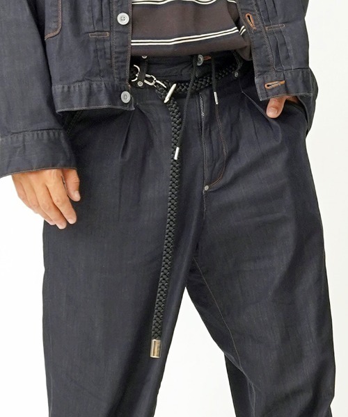 EGO TRIPPING(エゴトリッピング)の「mko10156- SAILING ROPE BELT ベルト(ベルト・メンズ・ブラック・L/M)」の10枚目の写真