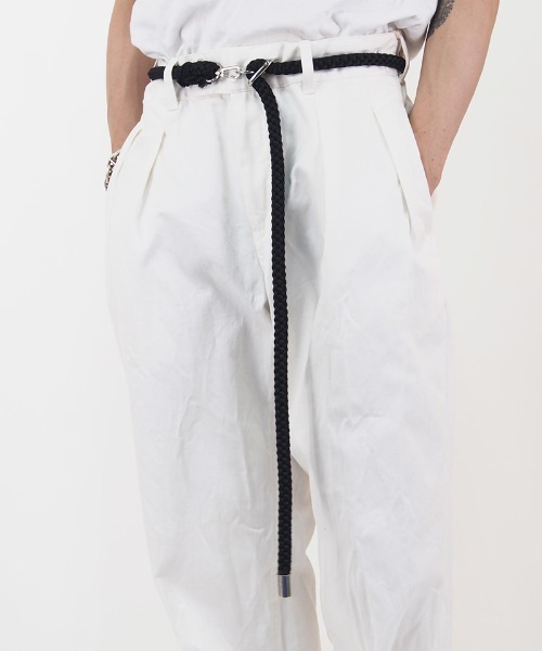 EGO TRIPPING(エゴトリッピング)の「mko10156- SAILING ROPE BELT ベルト(ベルト・メンズ・ブラック・L/M)」の5枚目の写真
