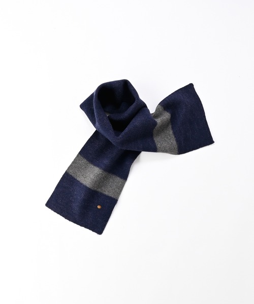 45R（フォーティファイブアール）の「縮絨ラグのニットマフラー