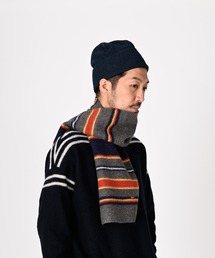 45R（フォーティファイブアール）の「縮絨ラグのニットマフラー