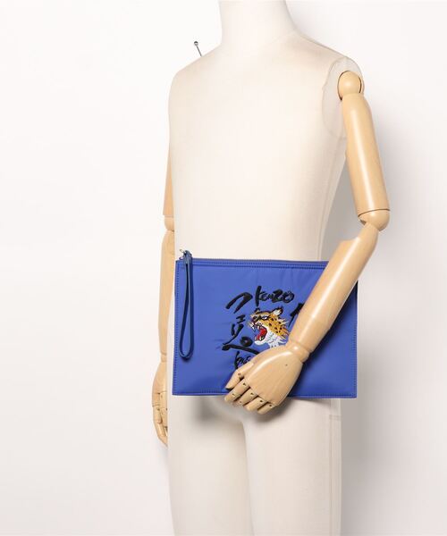 KENZO(ケンゾー)の「クラッチバッグ KENZO x KANSAIYAMAMOTO(クラッチバッグ・メンズ・ブラック系その他/ブルー系その他・ONE SIZE)」の4枚目の写真