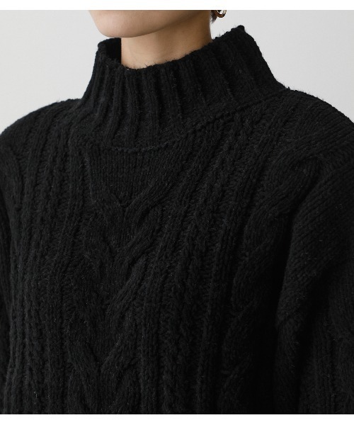 AZUL by moussy（アズールバイマウジー）の「CHENILLE MINI ONEPIECE/シェニールミニワンピース（ワンピース・レディース・アイボリー/ブラック/ライトグリーン・SMALL/MEDIUM）」の21枚目の写真