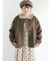 パイピングショートコート