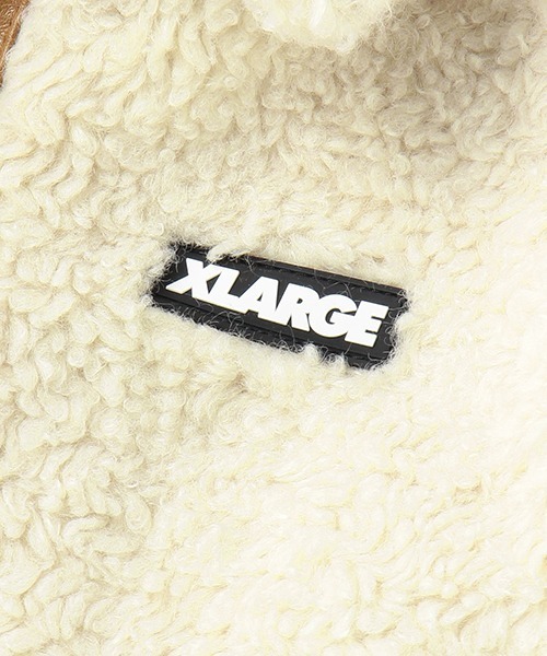 XLARGE KIDS（エクストララージキッズ）の「リバーシブルボアジャケット（ブルゾン・キッズ・ブラウン/カーキ・90cm/100cm/110cm/120cm/130cm/140cm）」の14枚目の写真