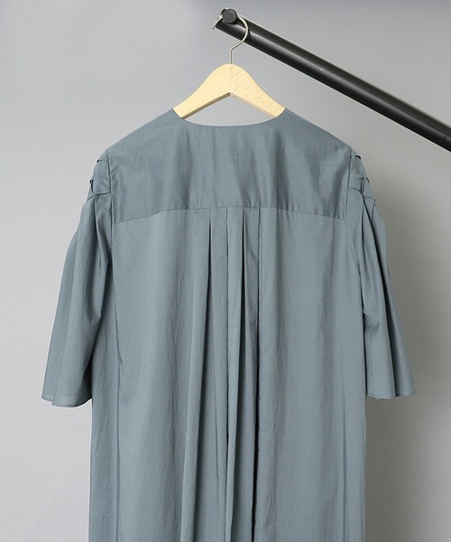 SAYAKADAVIS（サヤカディヴィス）の「【 SAYAKA DAVIS / サヤカデイヴィス 】 Basket Sleeve Long Dress / バスケットスリーブロングドレス（ワンピース・レディース・ブルー/ブラック・X-SMALL）」の12枚目の写真