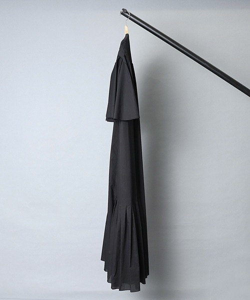 SAYAKADAVIS（サヤカディヴィス）の「【 SAYAKA DAVIS / サヤカデイヴィス 】 Basket Sleeve Long Dress / バスケットスリーブロングドレス（ワンピース・レディース・ブルー/ブラック・X-SMALL）」の14枚目の写真