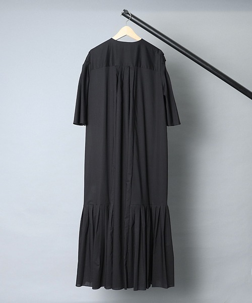 SAYAKADAVIS（サヤカディヴィス）の「【 SAYAKA DAVIS / サヤカデイヴィス 】 Basket Sleeve Long Dress / バスケットスリーブロングドレス（ワンピース・レディース・ブルー/ブラック・X-SMALL）」の15枚目の写真
