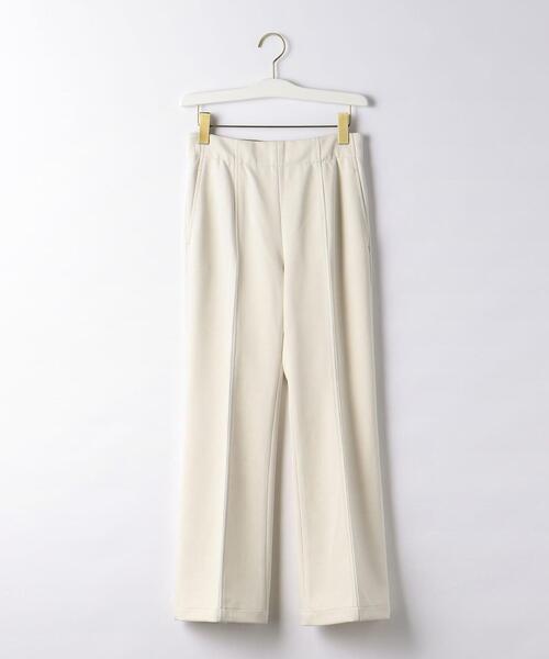 green label relaxing（グリーンレーベルリラクシング）の「フレア スリット パンツ（その他パンツ・レディース・ブラック/ブラウン/オフホワイト/ピンク・38/36）」の9枚目の写真