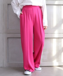 moment+ | *New Arrival*カットポンチ センターシームイージーカラーパンツ(その他パンツ)