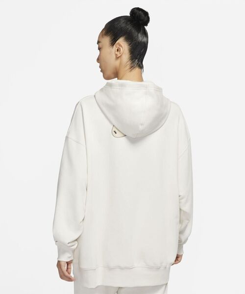 ナイキ★ゴールドスウッシュ★オーバーサイズ☆パーカー　レディース　L ナイキ☆ゴールドスウッシュ☆オーバーサイズ☆パーカー