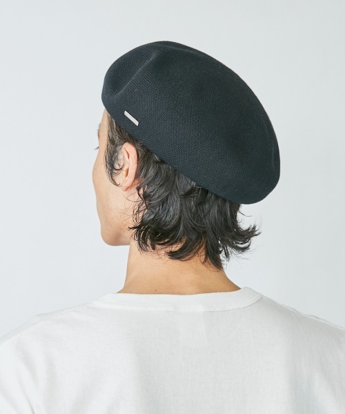 OVERRIDE（オーバーライド）の「OVERRIDE THERMO BASIC BERET SG（ハンチング/ベレー帽・レディース・ブラック/グレー/ベージュ/ネイビー/レッド・L59cm/M/57.5cm）」の11枚目の写真