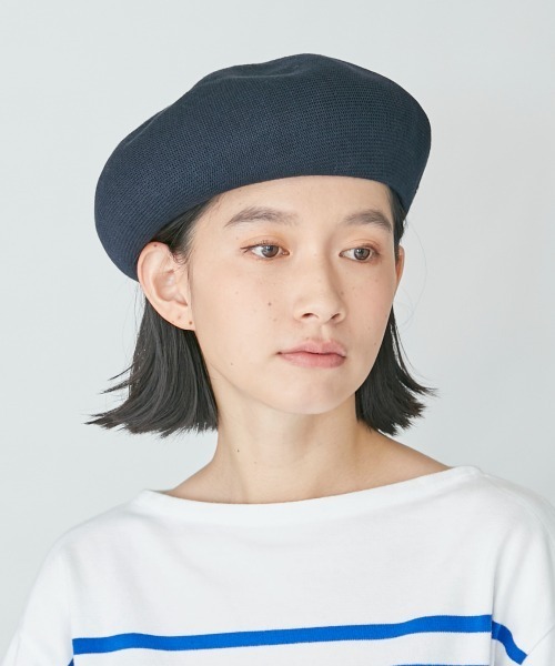 OVERRIDE（オーバーライド）の「OVERRIDE THERMO BASIC BERET SG（ハンチング/ベレー帽・レディース・ブラック/グレー/ベージュ/ネイビー/レッド・L59cm/M/57.5cm）」の17枚目の写真