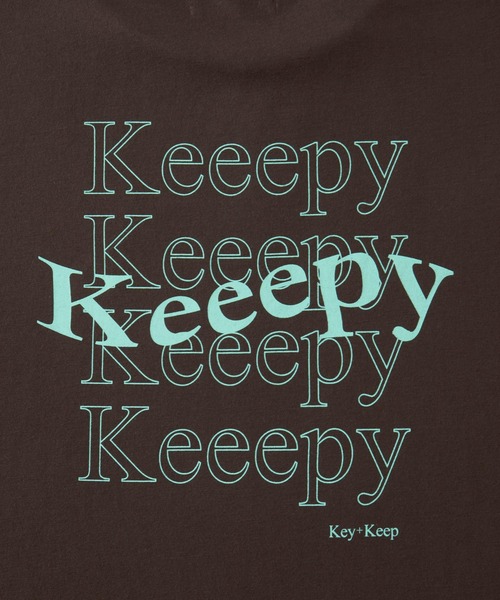 Keeepy（キーピー）の「【Keeepy】wave logo T-shirt / unisex（Tシャツ/カットソー・レディース・ホワイト/ブラック/パープル/ブラウン/ブルー・M/L）」の6枚目の写真