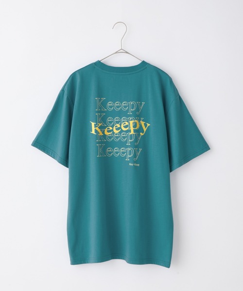 Keeepy（キーピー）の「【Keeepy】wave logo T-shirt / unisex（Tシャツ/カットソー・レディース・ホワイト/ブラック/パープル/ブラウン/ブルー・M/L）」の9枚目の写真