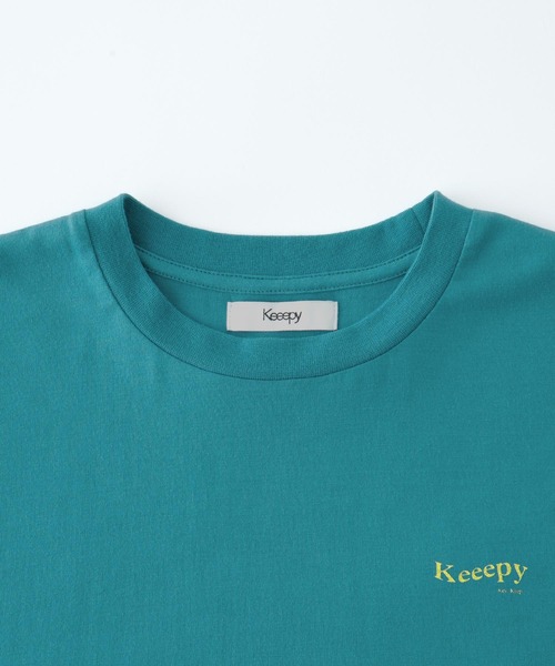 Keeepy（キーピー）の「【Keeepy】wave logo T-shirt / unisex（Tシャツ/カットソー・レディース・ホワイト/ブラック/パープル/ブラウン/ブルー・M/L）」の10枚目の写真