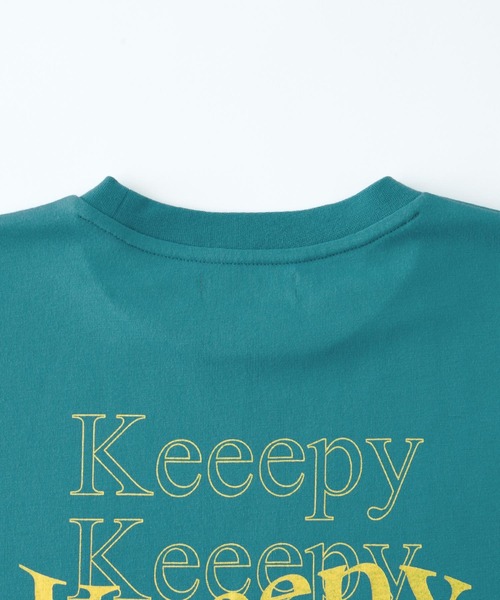 Keeepy（キーピー）の「【Keeepy】wave logo T-shirt / unisex（Tシャツ/カットソー・レディース・ホワイト/ブラック/パープル/ブラウン/ブルー・M/L）」の11枚目の写真