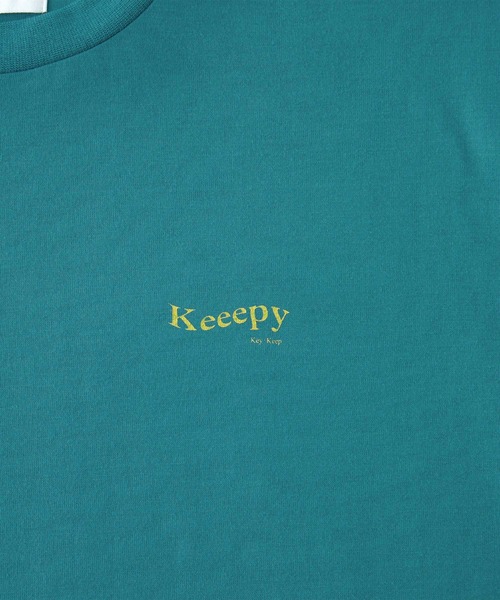 Keeepy（キーピー）の「【Keeepy】wave logo T-shirt / unisex（Tシャツ/カットソー・レディース・ホワイト/ブラック/パープル/ブラウン/ブルー・M/L）」の14枚目の写真