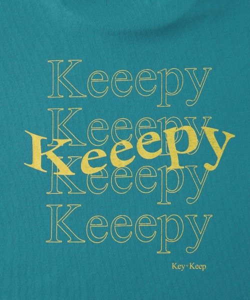 Keeepy（キーピー）の「【Keeepy】wave logo T-shirt / unisex（Tシャツ/カットソー・レディース・ホワイト/ブラック/パープル/ブラウン/ブルー・M/L）」の15枚目の写真
