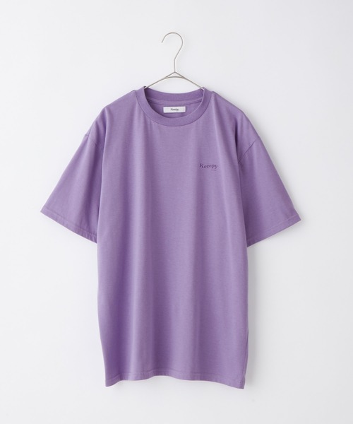 Keeepy（キーピー）の「【Keeepy】wave logo T-shirt / unisex（Tシャツ/カットソー・レディース・ホワイト/ブラック/パープル/ブラウン/ブルー・M/L）」の17枚目の写真