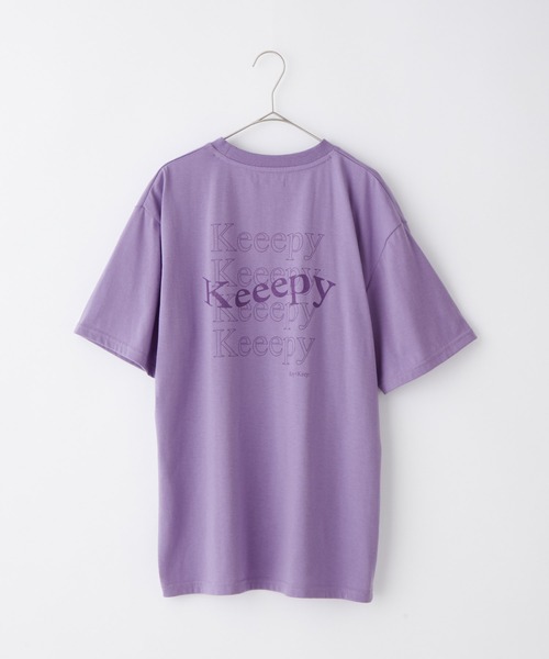 Keeepy（キーピー）の「【Keeepy】wave logo T-shirt / unisex（Tシャツ/カットソー・レディース・ホワイト/ブラック/パープル/ブラウン/ブルー・M/L）」の18枚目の写真
