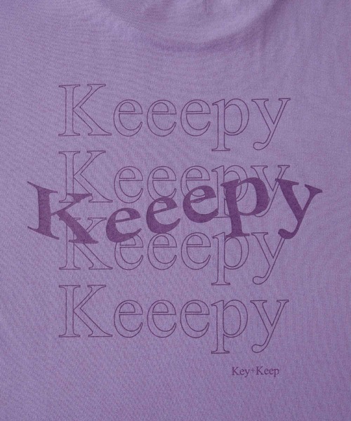 Keeepy（キーピー）の「【Keeepy】wave logo T-shirt / unisex（Tシャツ/カットソー・レディース・ホワイト/ブラック/パープル/ブラウン/ブルー・M/L）」の20枚目の写真