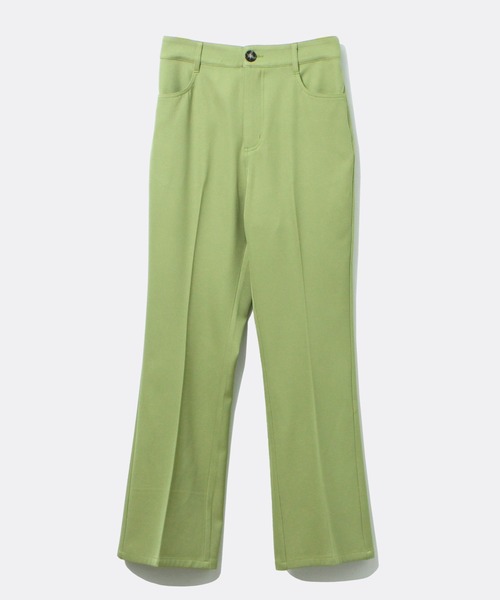 one way（ワンウェイ）の「ディープカラースラックスパンツ（スラックス・レディース・ホワイト/イエロー/ライトブルー/ライトグリーン・M/S）」の3枚目の写真