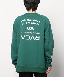 RVCA | RVCA/ルーカ ビッグシルエット バックプリントトレーナー BC041-004(スウェット)