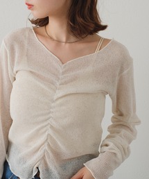 Kastane | 【カタログ掲載アイテム】シャーリングTee(Tシャツ/カットソー)