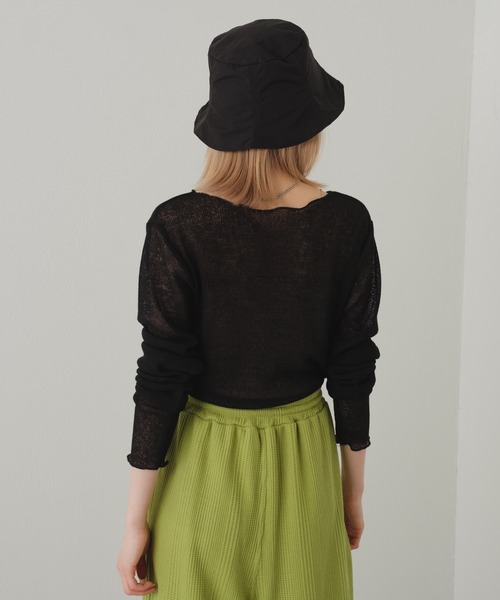 Kastane(カスタネ)の「【カタログ掲載アイテム】シャーリングTee(Tシャツ/カットソー・レディース・ブラック/ピンク/グリーン/アイボリー/イエロー/グリーン系その他・FREE)」の16枚目の写真