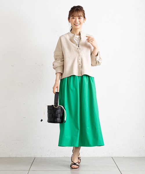 prose verse（プロズヴェール）の「スナップボタンスエード調ブルゾン（ブルゾン・レディース・ネイビー/ピンク/アイボリー・MEDIUM）」の13枚目の写真