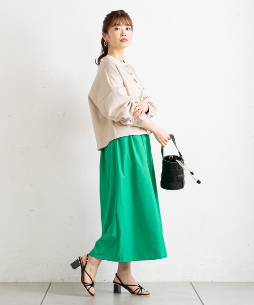 prose verse（プロズヴェール）の「スナップボタンスエード調ブルゾン（ブルゾン・レディース・ネイビー/ピンク/アイボリー・MEDIUM）」の21枚目の写真