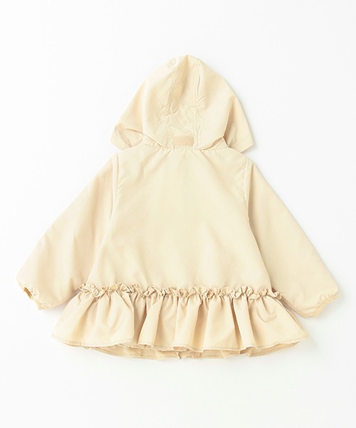 petit main（プティマイン）の「【撥水加工】ペプラムウィンドブレーカー（その他アウター・キッズ・ライトピンク/ライトベージュ/サックスブルー・130cm/110cm/90cm/120cm/100cm/80ｃｍ）」の9枚目の写真